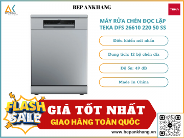 Máy rửa bát độc lập Teka DFS 26610 220 50 SS - Spain